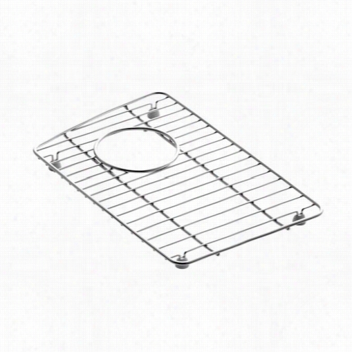 Kohler K-6148-st Wheatland 14-3/8"" X 9-1/8"&quto; Bottom Left Basin Rack In Stainle Ss Tseel