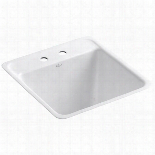 Kohle K-6656-2 Padk Falls 2 Holes Tile-in Utility Sink