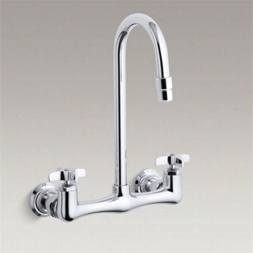 Kohler K-7320-3 Triton Utility Sink Faucet With Cross Handles