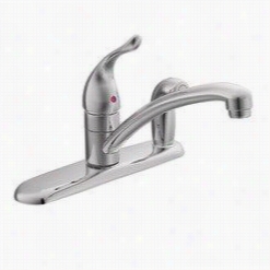 Moen 67434ep Ccnaeau Bulk Pack Single Handle Kitchen Faucet  In Chromee With Protege Side Spray