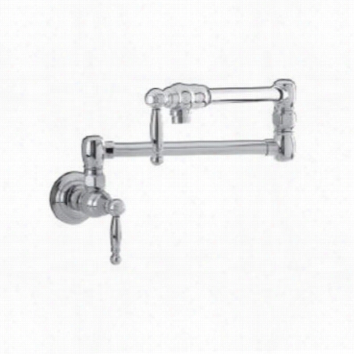 Newport Brass 9482 Traditional Wall Mount Pot Filler With Lever  Handles