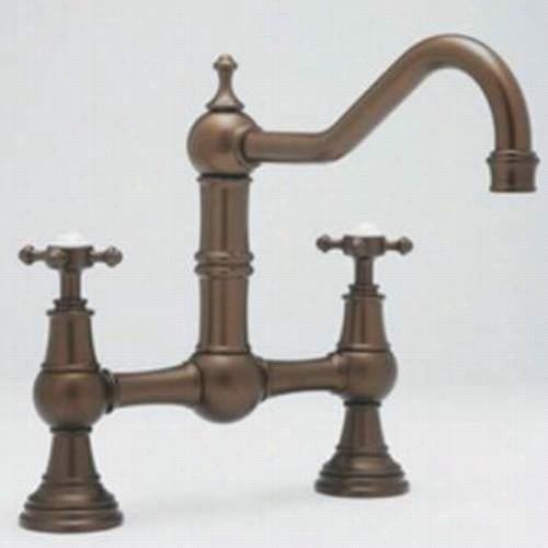 Rohl U.4750x P Errin Nd Roe Bridge Faucet Attending Cross Handl Es