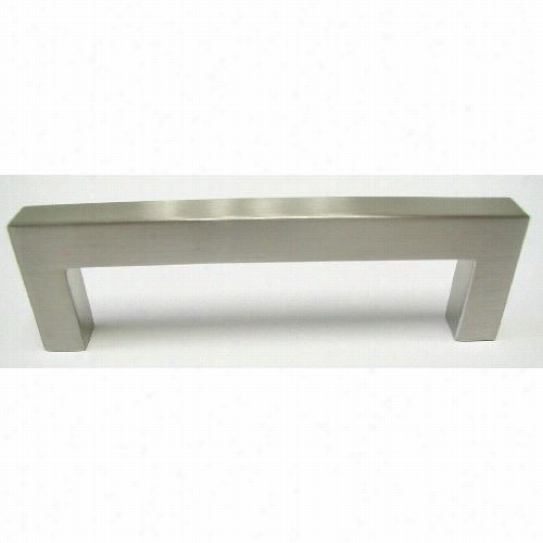 Top Knobs M1161 Square Bar Pull 3-3/4"" In Brushed Satin Nickel