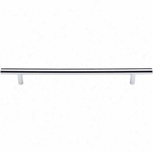 Top Knobs M1850pc Hopewell 8-13/16"" Cc Round Post Bar Pulli N Polished Chrome