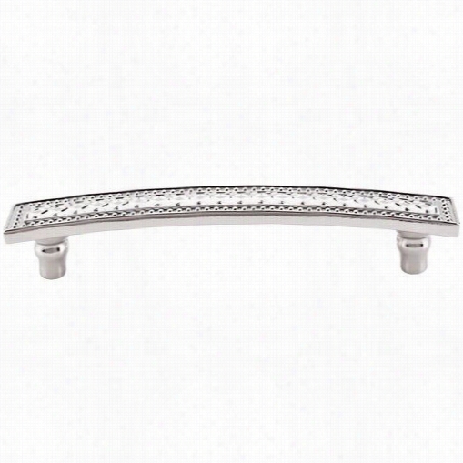 Top Knobs Tk176pn Trevvi 5"" Cc Pull In Polisyed Nickel