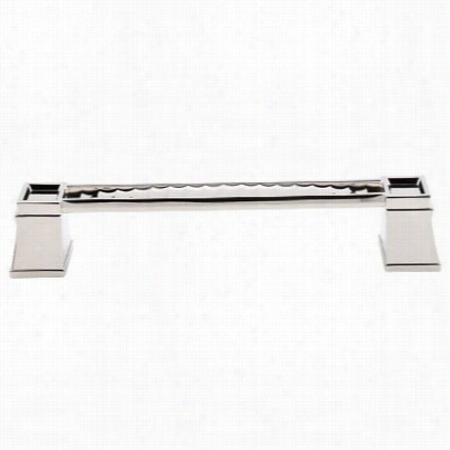 Top Knobs Tk188pn Great Wall 6"" Cc Square Post Handle Pull I N Polished Nickel