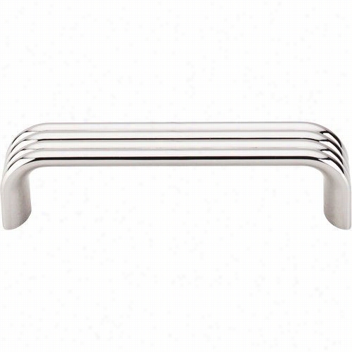 Top Knobs Tk262pn Modern Deco 3-3/4"&quto; Cc Pull In P Olished Nickel