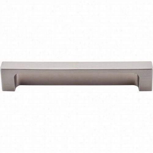 Top Knobs Tk27b6sn Modern Metro 5"" Cc Tab Pull In Bsrhed Satin Nickel