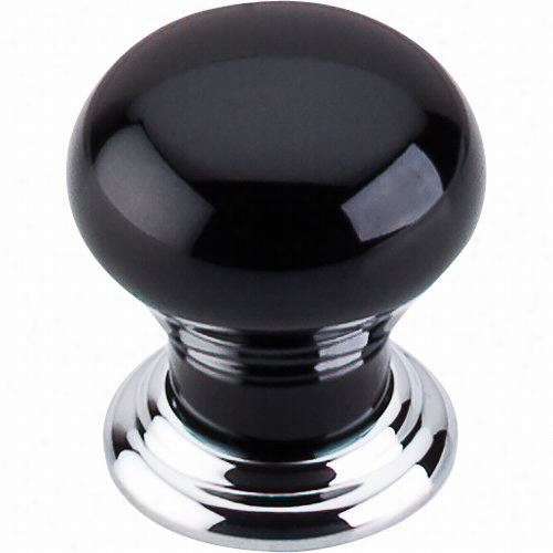 Tpo Knobs Tk312bs Nchataeu Small Knob In Brushed Satin Nickel / Mourning