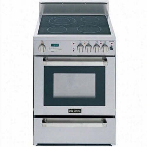 Verona Vefsee244pss 24"" Self Cleaning Electric Range