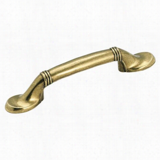 Amerock Bp1300 3"" Brass And Sterlingpull