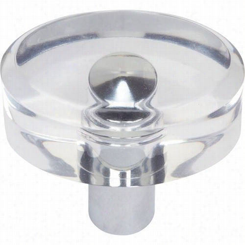 Atl Ss Homewares 3230-ch Optimism Oval Knob In Polished Chhrome