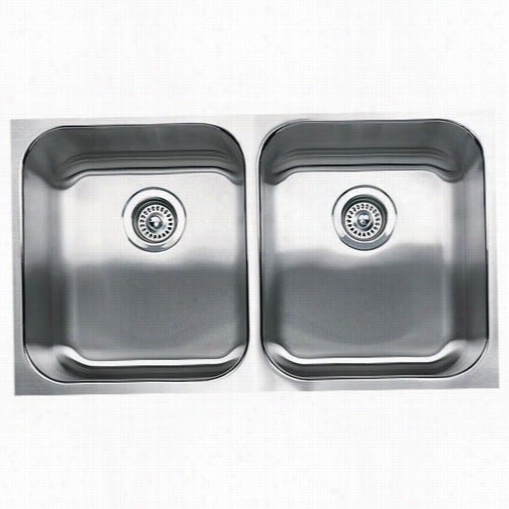 Blanco 4400258 Blancospex Plus Equal Double Bowl One Piece Undermount Kitchen Ink