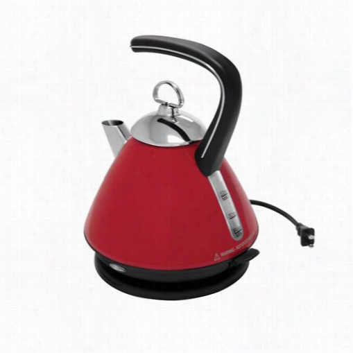 Chantal El37-01-re Ekettle Chili Red 552oz. Elecyric Water Kettle