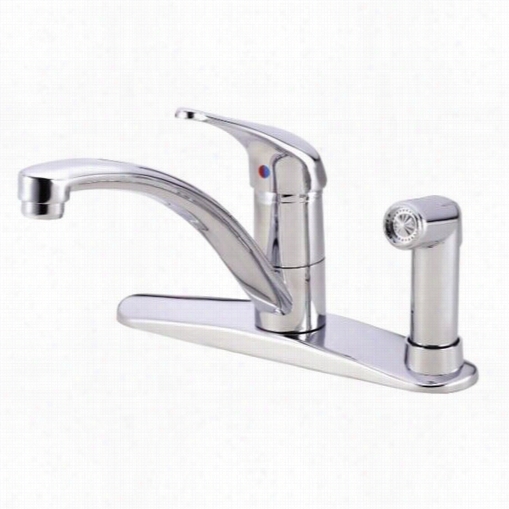 Danze D405612 Melrose Single Handle Iktchen Faucet With Spray