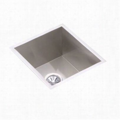 Elkay Efu131610dbg Avado 16"&q Uot; Undermount Single Bowl Staihless Steel Sink Package