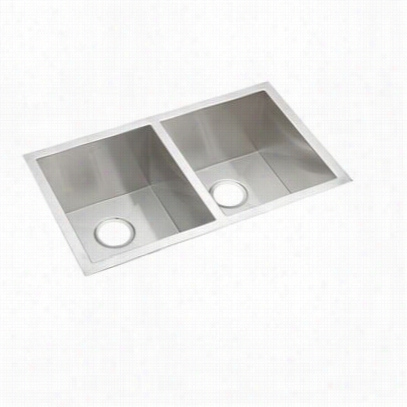 Elay Efu311810dbg Avado 30-3/4"" Undermount Double Bowl Stai Nless Steel Sink Package