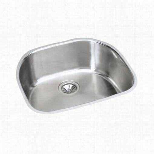 Elkay Eguh2118 21&uot;" X 18"" Elumina Sincere Bowl 8"" Depth Undermount Sink With Reveal