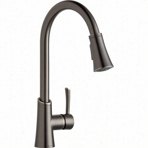 Elkay Lkgt3031 Gourmet Pullout Foam Single Handle Kitchen Faucet