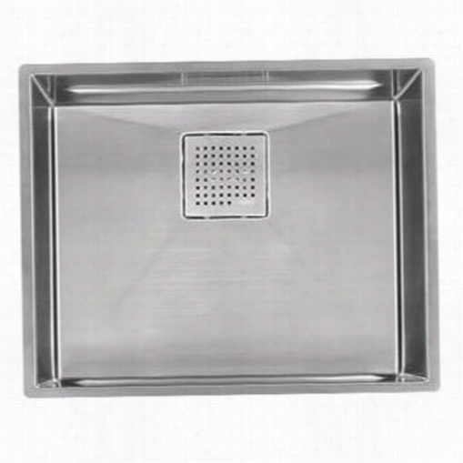 Franke Pkx11021 Peak 21"" Single Bowl Stranless Steel Sink