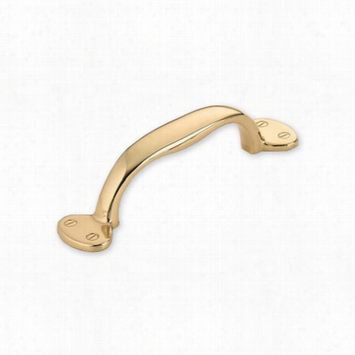 Omnia 9441/64 2-1/2"" C/c Solid Brass Pull