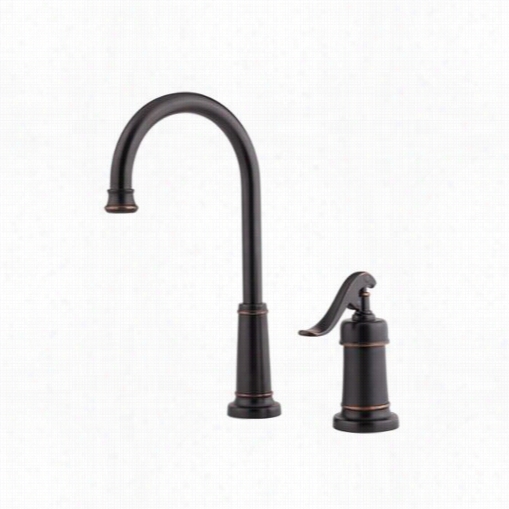 Pfister Gt72-yp2y Ashfield 2 Hole Bar Faucet In Tuscan Bronze