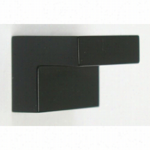 Top Knobs M1165 Square Knob 10/16"" Cc In Flat Black