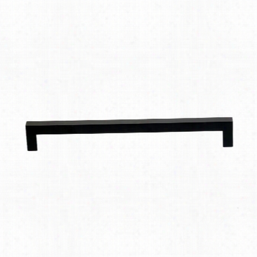 Top Knobs Tk164blk Square 12""cc Appliance Pull In Dull Black