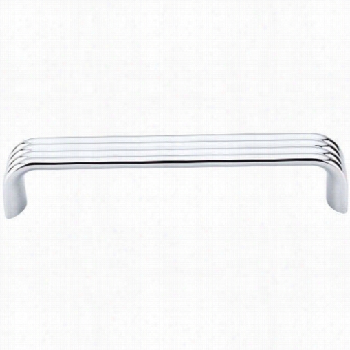 Top Knobs Tk263pc Modern Deco 5"" Cc Pull I Npolished Chrome