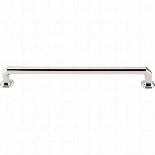 Top Knobs Tk290pn Chareai 9"&quo; Cc Emrald Pull In Polished Nickel