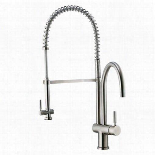 Vigo Vg02006ch 27-2/3"";h Pull-down Spray Kitchen Faucet In Chrome