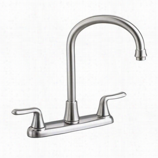 American Criterion4275.550.075 Colony Soft Dobule Handle Hgh-arc Kitchen Faucet I Nstainlses Steel