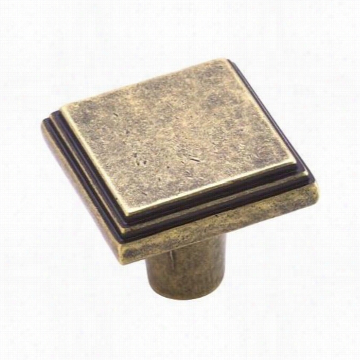 Ameroc Bp2611r2 Manor 1""  Knob In Weathered Brass