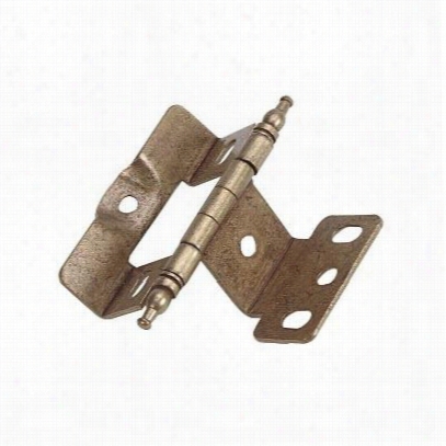 Amerock Cm3175tmbb Full Wrap Full Inset Hinge In Burnishd Brass