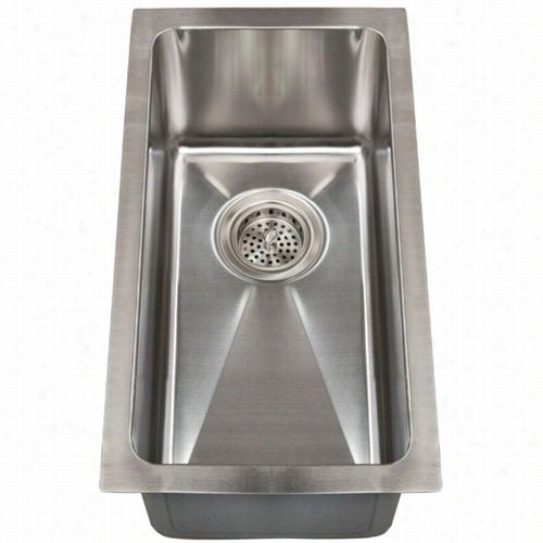 Barclay Psssb2052-ss Paule 11"" Rectangular Prep Sink In Stainless Steel