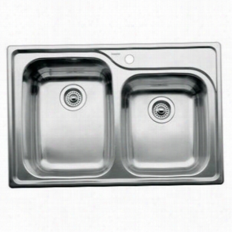 Bllanco 440239 Blandosupreme 1amd 3/4 Bowl One Piece Drop In Kitchen Sink