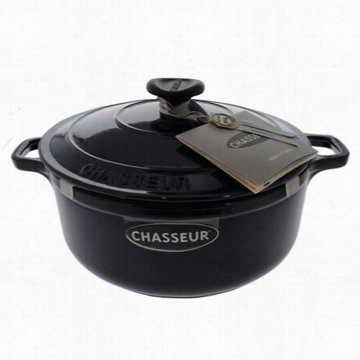 Chasseur Ci_3726_bl____ci100 11"" Dia. Cast Iro Nround Casserole In Blue With Lid