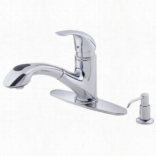 Danze D454612m Elrse 1 Lever Handlr Pullout Kitchen Faucet