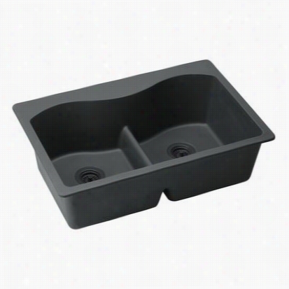 Elkay Eglb3322 Harmony E-granite 33"" Top Mount Double Basin Kitchen Sink