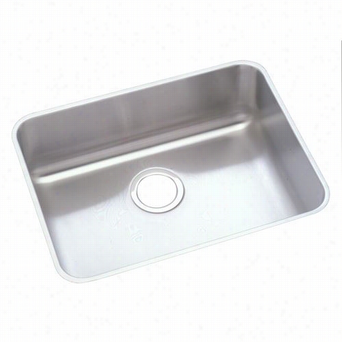 Elkay Eluh2115 Lustertone Singel Bowl Undermount Sink With Reveal