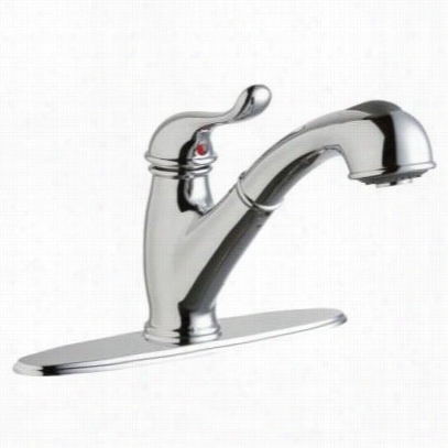 Elkay Lk4000 Everyday Pullout Spray Single Handle Kitchen Faucet