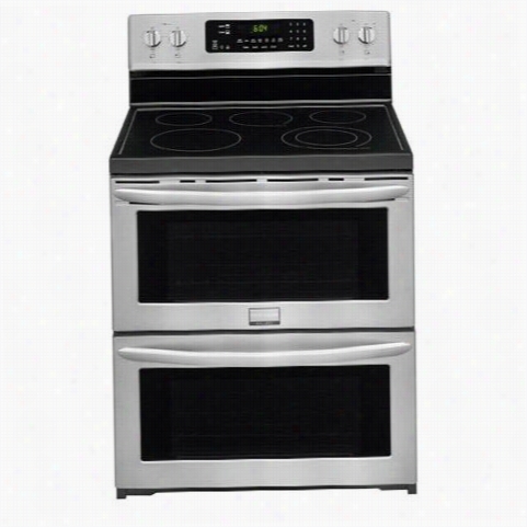Frigidaire Fgef302tpf 30"&qout; Freestanding Electric Double Oven Range With  Radiant Elements