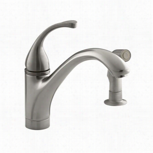 Kohler K-10416 Forte Ssingle Control Kitchen Faucet With Sideespraay