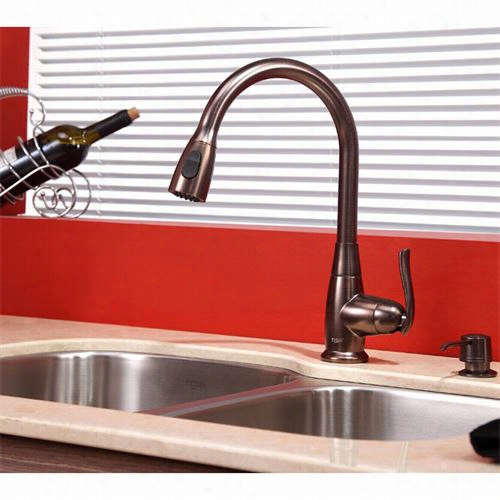 Kraus Kbu24-kpf2230-ksd30orb 3&2quot;" Undermount Double Bowl Stainless Steel Sink With Oil Rbubed Bronze Faucet