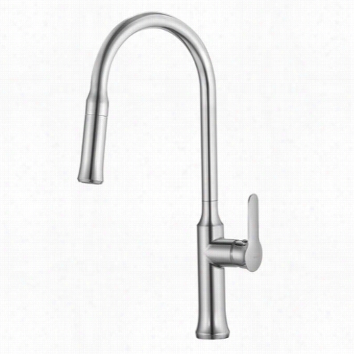 Kraus Kpf-163 Nola Singld Leve Rpull-down Kitchen Faucet