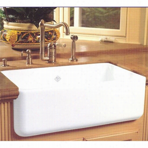 Rohl Rc3018 Shaws Original Single Bowl Fireclay Apron Kitchen Sinnk