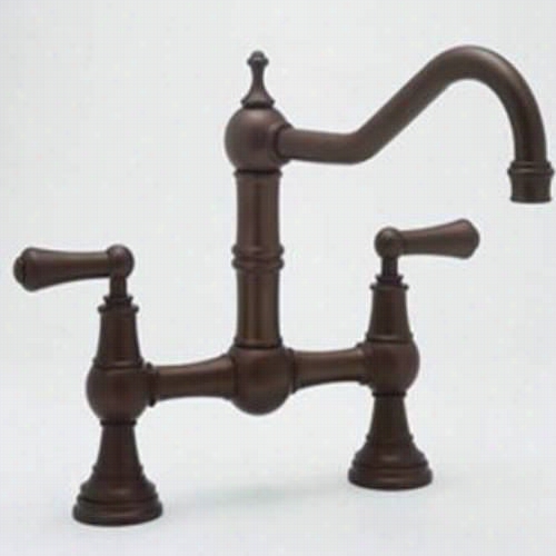 Rohl U.751l Perrin And Rowe Bridge Faucet With L Ever Handles