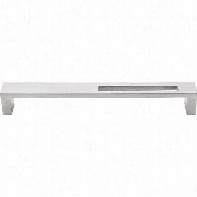 Top Knobs Tk267ss  Modern Metro 7"" Cc Slot Pull In Brushe D Stainless Steel