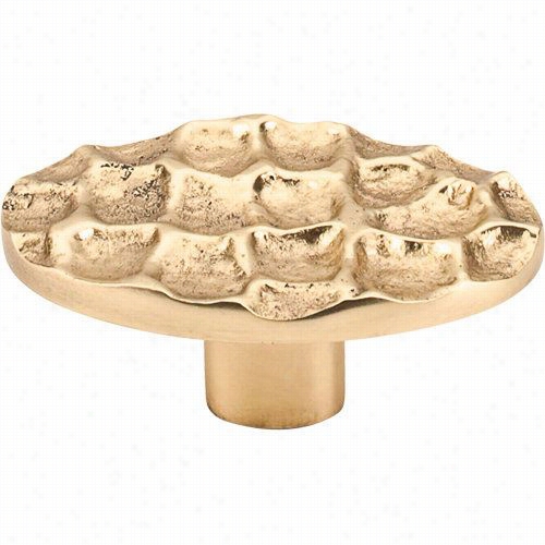 Top Knobs Tk299br Cobblestone Large Oval Knob In Polished  Brass