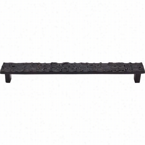 Top Knobs Tk308cb Cobblestone 8-13/16"" Cc Ppull In Coal Blaack